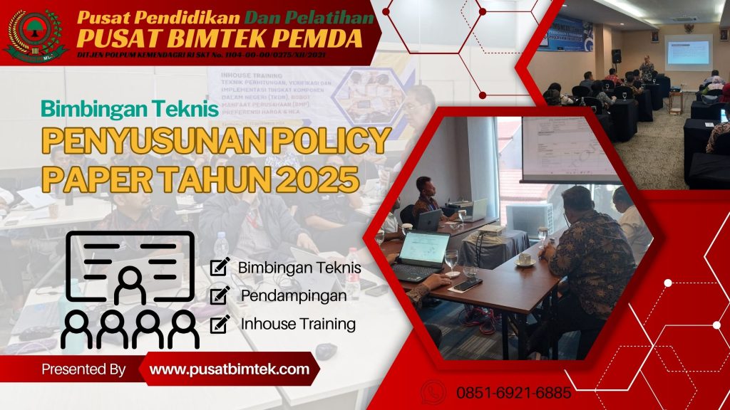 Bimbingan Teknis Penyusunan Policy Paper Tahun 2025